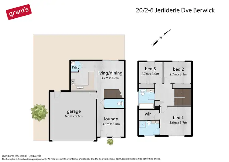 Floorplan of Homely house listing, 20/2-6 Jerilderie Drive, Berwick VIC 3806