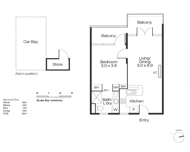 Floorplan of Homely unit listing, 24/16 Hensman Street, South Perth WA 6151
