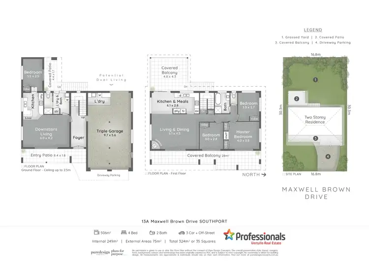 Floorplan of Homely house listing, 13a Maxwell Brown Drive, Southport QLD 4215