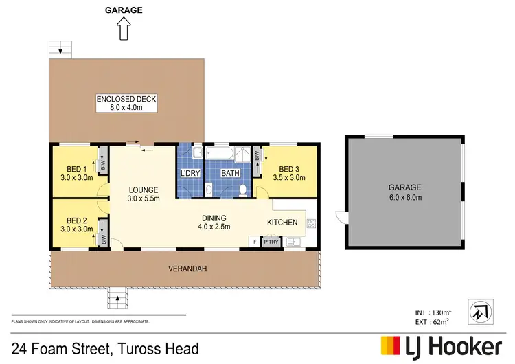 Floorplan of Homely house listing, 24 Foam Street, Tuross Head NSW 2537