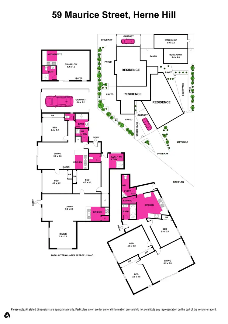 Floorplan of Homely house listing, 59 Maurice Street, Herne Hill VIC 3218