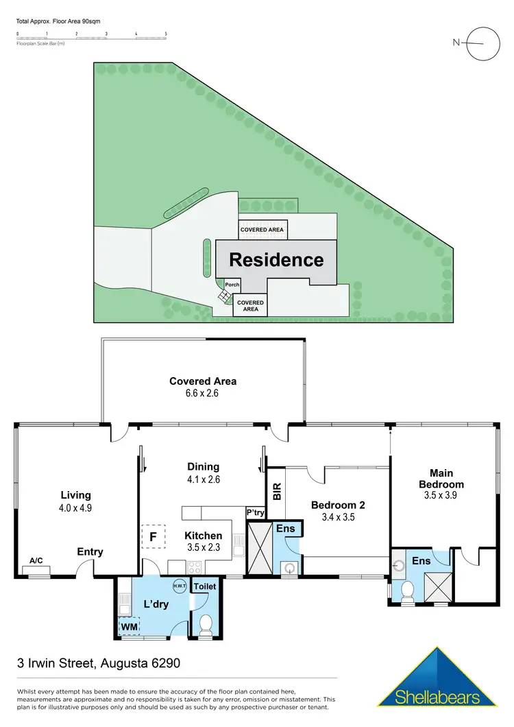 Floorplan of Homely house listing, 3 Irwin Street, Augusta WA 6290