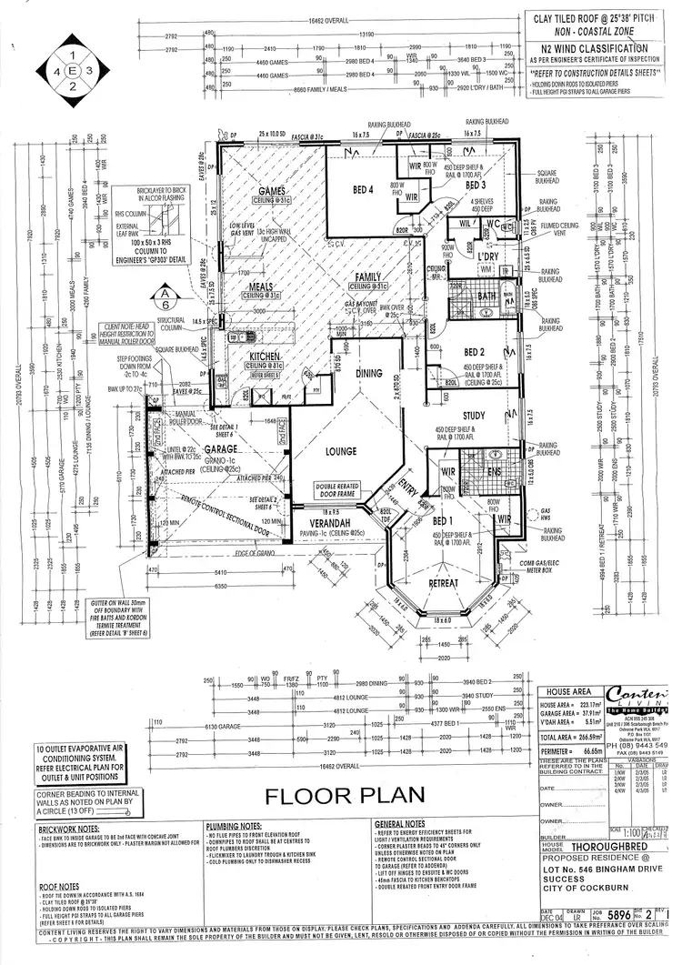 Floorplan of Homely house listing, 11 Bingham Drive, Success WA 6164