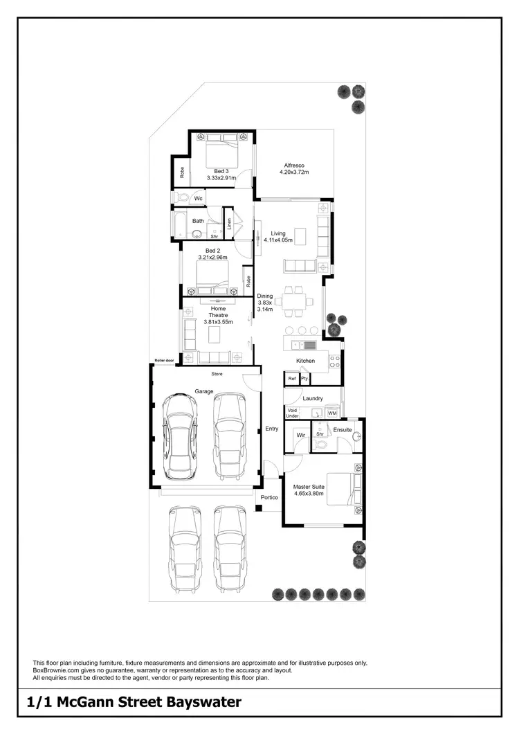 Floorplan of Homely house listing, 1/1 McGann Street, Bayswater WA 6053