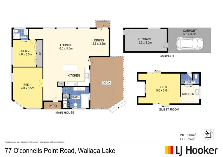 Floorplan of Homely house listing, 77 O'Connell Point Road, Wallaga Lake NSW 2546