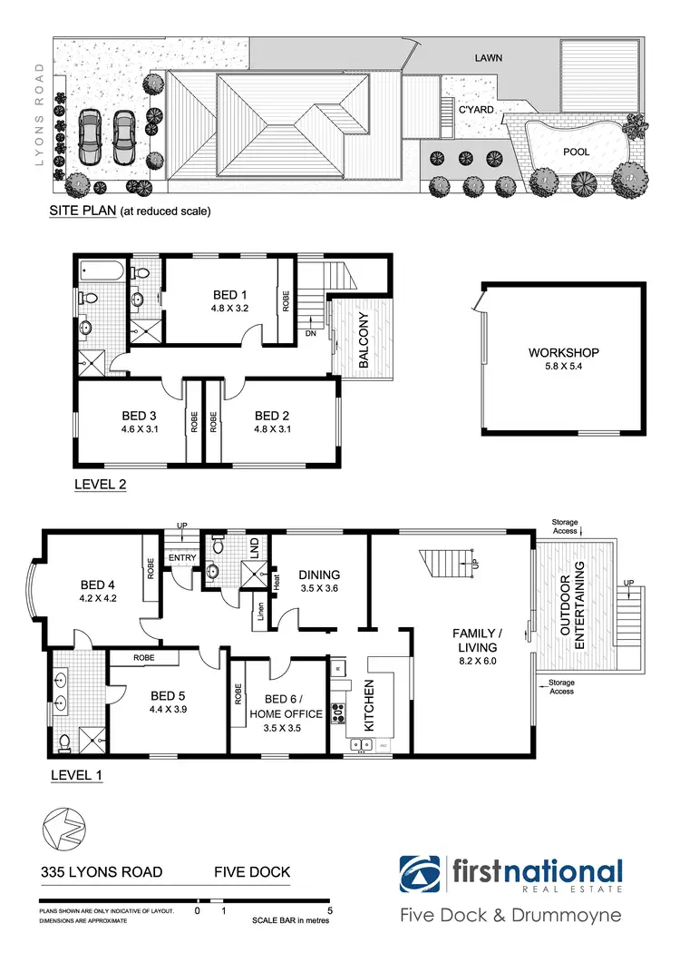 Floorplan of Homely house listing, 335 Lyons Road, Five Dock NSW 2046