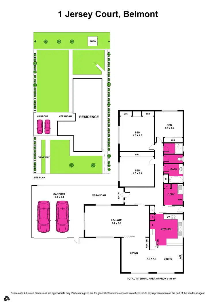 Floorplan of Homely house listing, 1 Jersey Court, Belmont VIC 3216