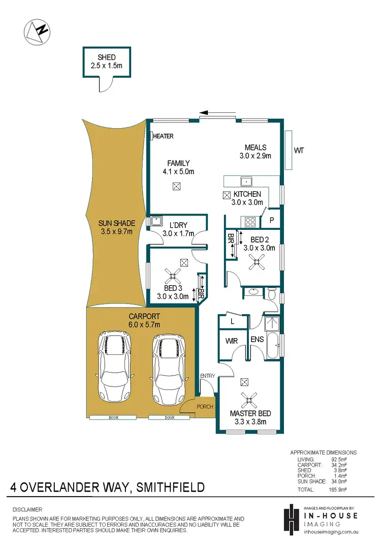 Floorplan of Homely house listing, 4 Overlander Way, Smithfield SA 5114
