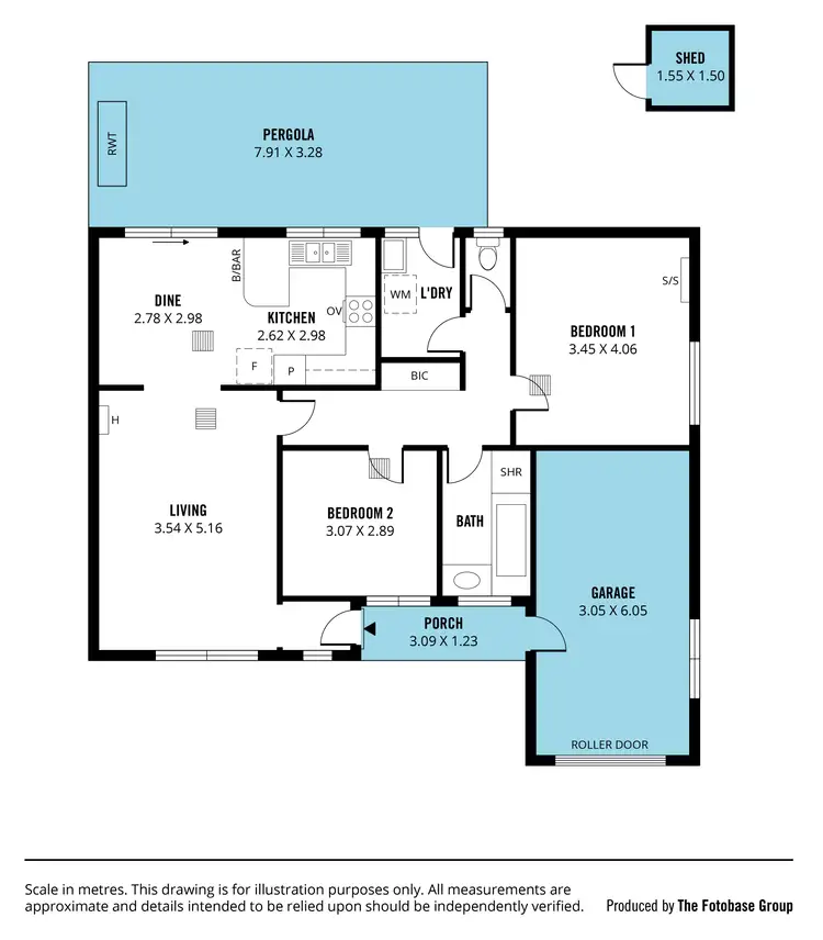 Floorplan of Homely unit listing, 4/18-22 Yacca Road, Seacliff SA 5049