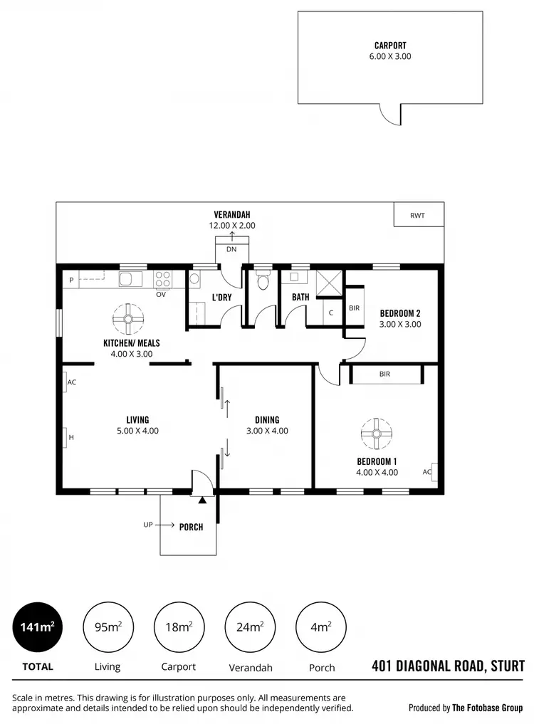 Floorplan of Homely house listing, 401 Diagonal Road, Sturt SA 5047