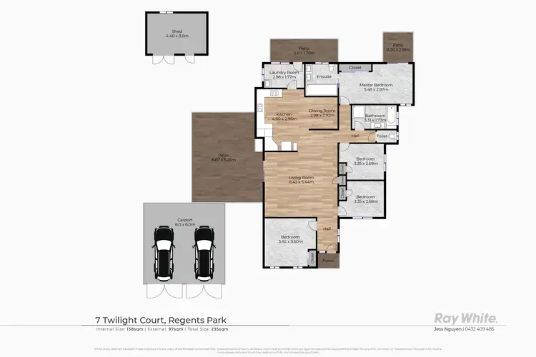 Floorplan of Homely house listing, 7 Twilight Court, Regents Park QLD 4118