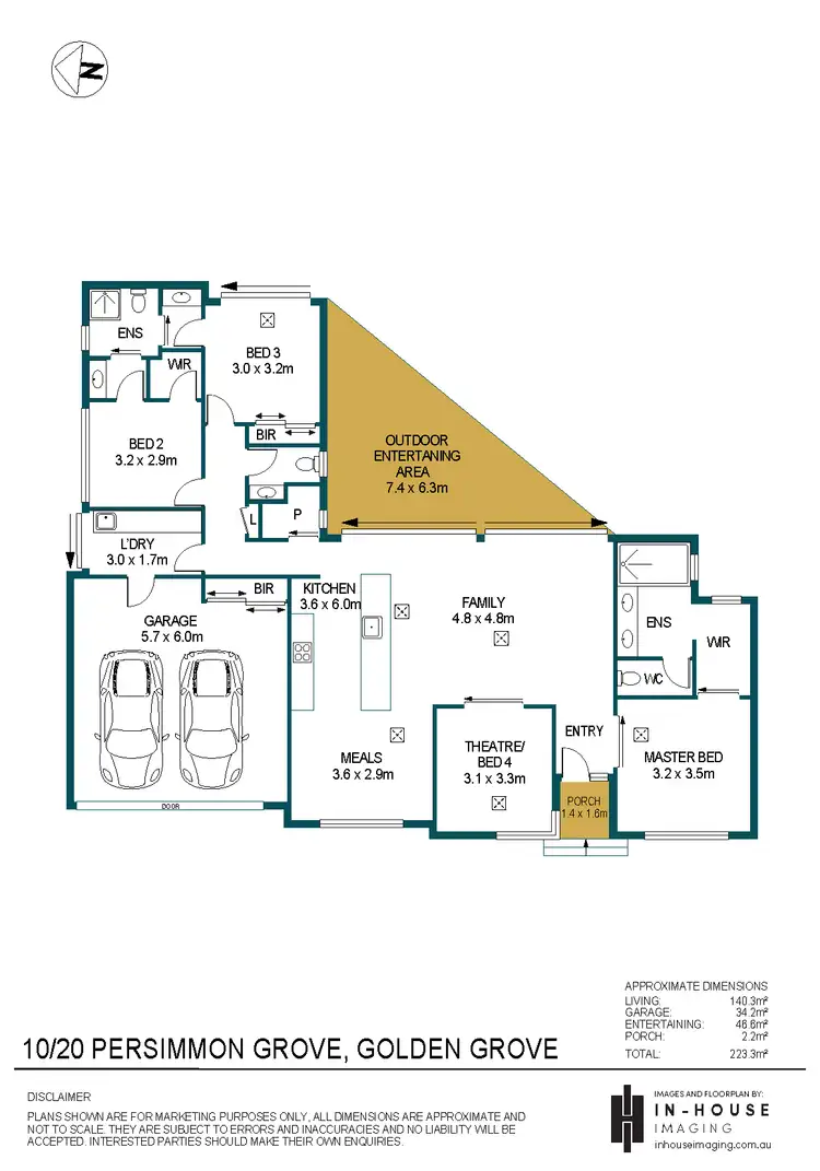 Floorplan of Homely house listing, 10/20 Persimmon Grove, Golden Grove SA 5125