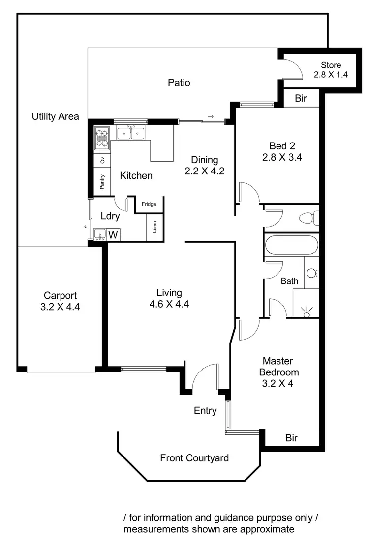 Floorplan of Homely villa listing, 3/45 Teague Street, Victoria Park WA 6100