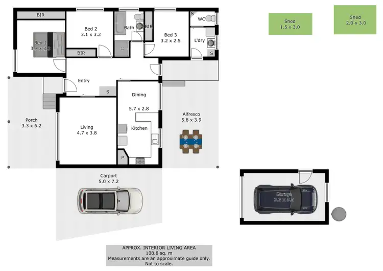 Floorplan of Homely house listing, 2 Ballard Street, Wodonga VIC 3690