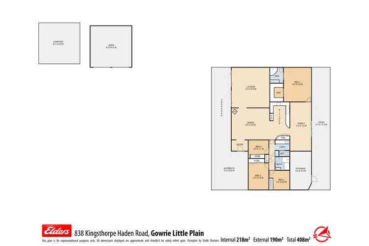 Floorplan of Homely rural property listing, 838 Kingsthorpe Haden Road, Gowrie Little Plain QLD 4352
