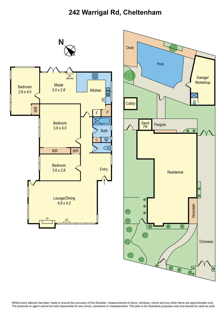 Floorplan of Homely house listing, 242 Warrigal Road, Cheltenham VIC 3192