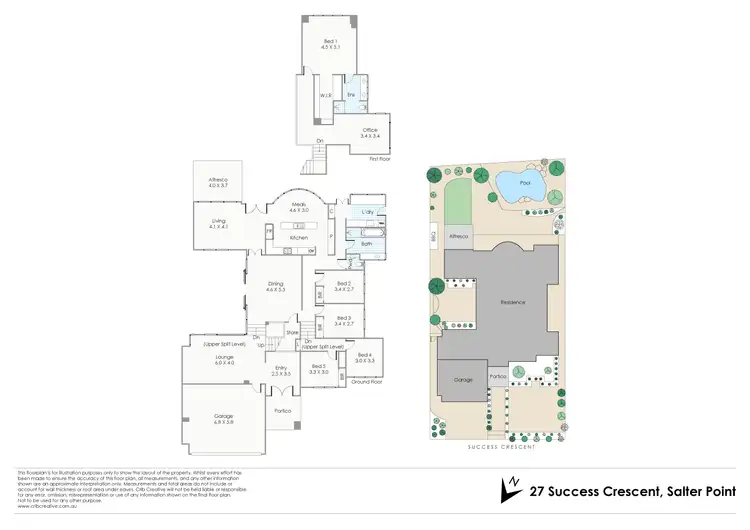 Floorplan of Homely house listing, 27 Success Crescent, Salter Point WA 6152