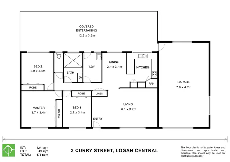 Floorplan of Homely house listing, 3 Curry Street, Logan Central QLD 4114