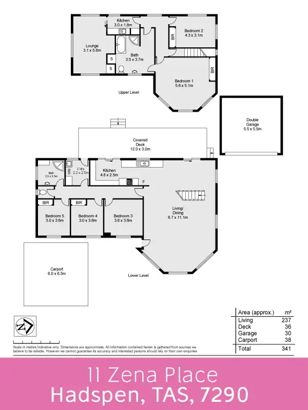 Floorplan of Homely house listing, 11 Zena Place, Hadspen TAS 7290