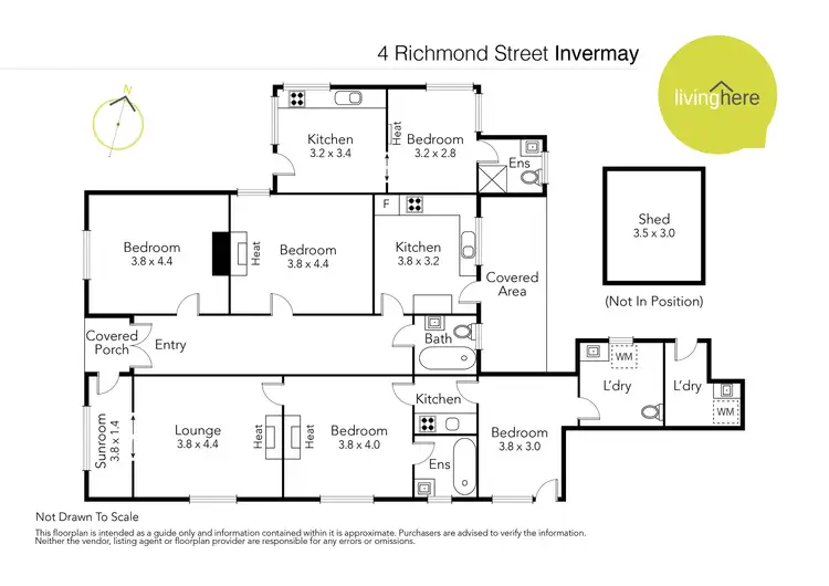 Floorplan of Homely house listing, 4 Richmond Street, Invermay TAS 7248