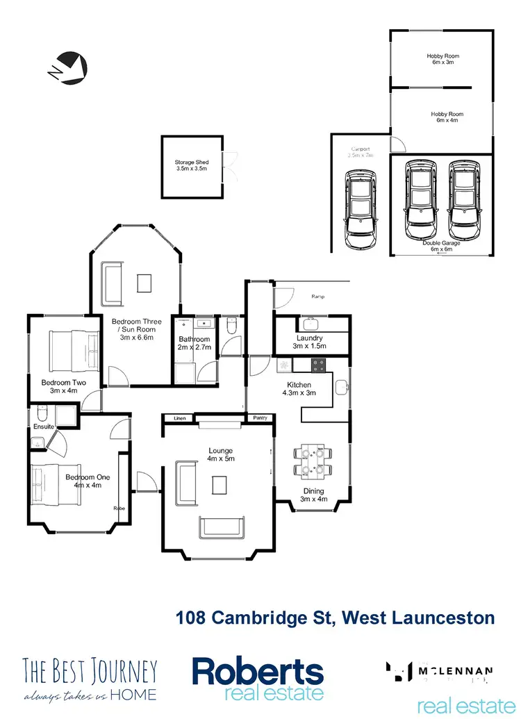 Floorplan of Homely house listing, 108 Cambridge Street, West Launceston TAS 7250