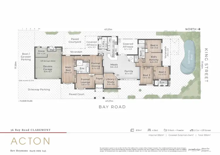 Floorplan of Homely house listing, 36 Bay Road, Claremont WA 6010