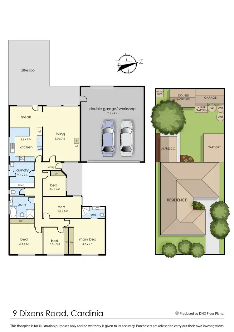 Floorplan of Homely house listing, 9 Dixons Road, Cardinia VIC 3978