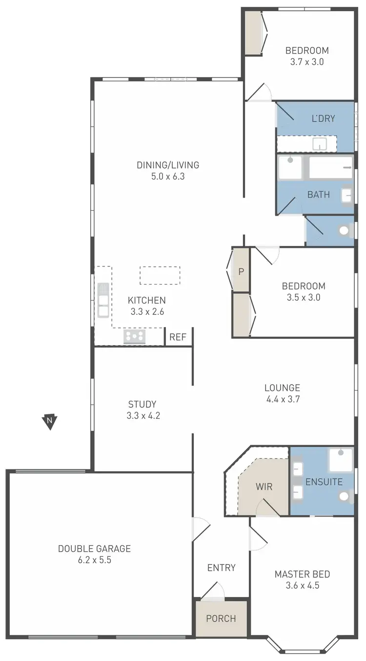 Floorplan of Homely house listing, 24 Cobblestone Green, Caroline Springs VIC 3023