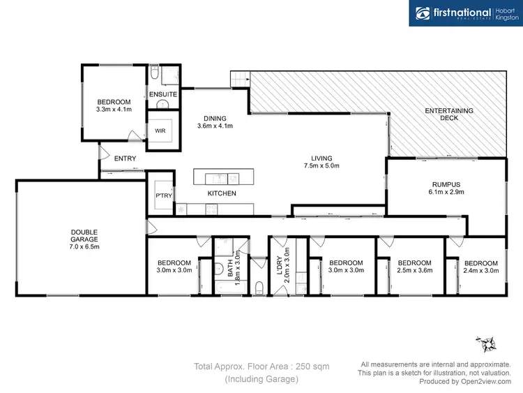 Floorplan of Homely house listing, 52 Helen Street, Ranelagh TAS 7109