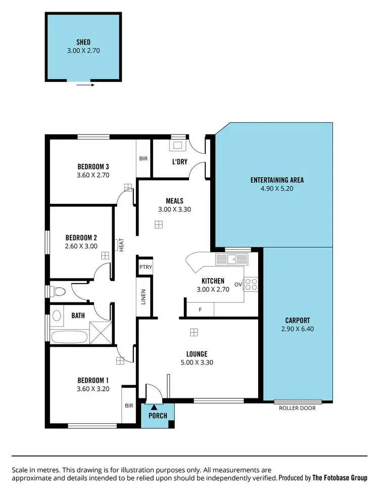 Floorplan of Homely house listing, 15 Gannet Place, Seaford Rise SA 5169