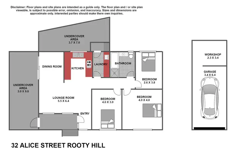 Floorplan of Homely house listing, 32 Alice Street, Rooty Hill NSW 2766