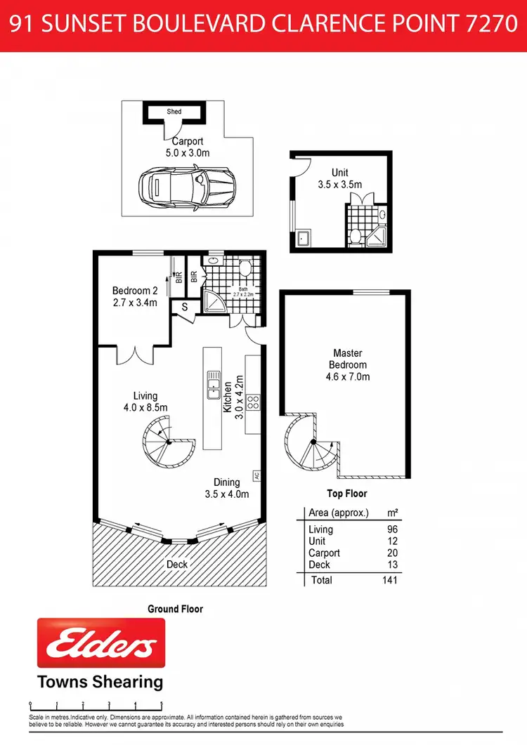 Floorplan of Homely house listing, 91 Sunset Boulevard, Clarence Point TAS 7270