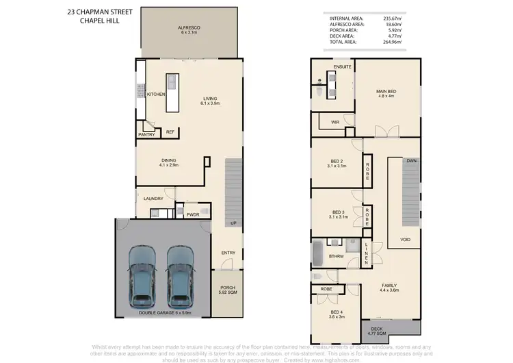 Floorplan of Homely house listing, 23 Chapman Street, Chapel Hill QLD 4069