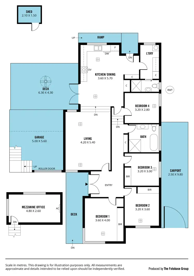 Floorplan of Homely house listing, 21 Graham Road, Darlington SA 5047