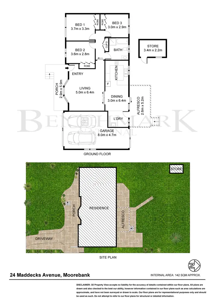 Floorplan of Homely house listing, 24 Maddecks Avenue, Moorebank NSW 2170