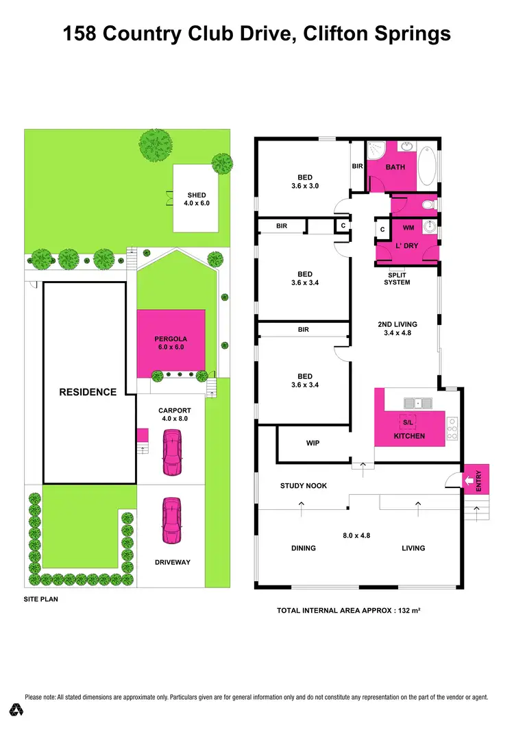 Floorplan of Homely house listing, 158 Country Club Drive, Clifton Springs VIC 3222