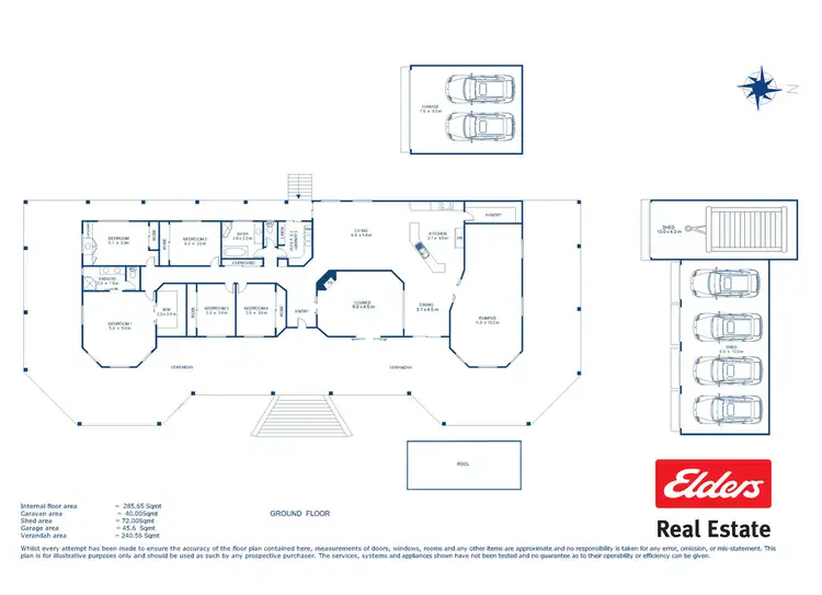 Floorplan of Homely rural property listing, 216 Blanchview Road, Withcott QLD 4352