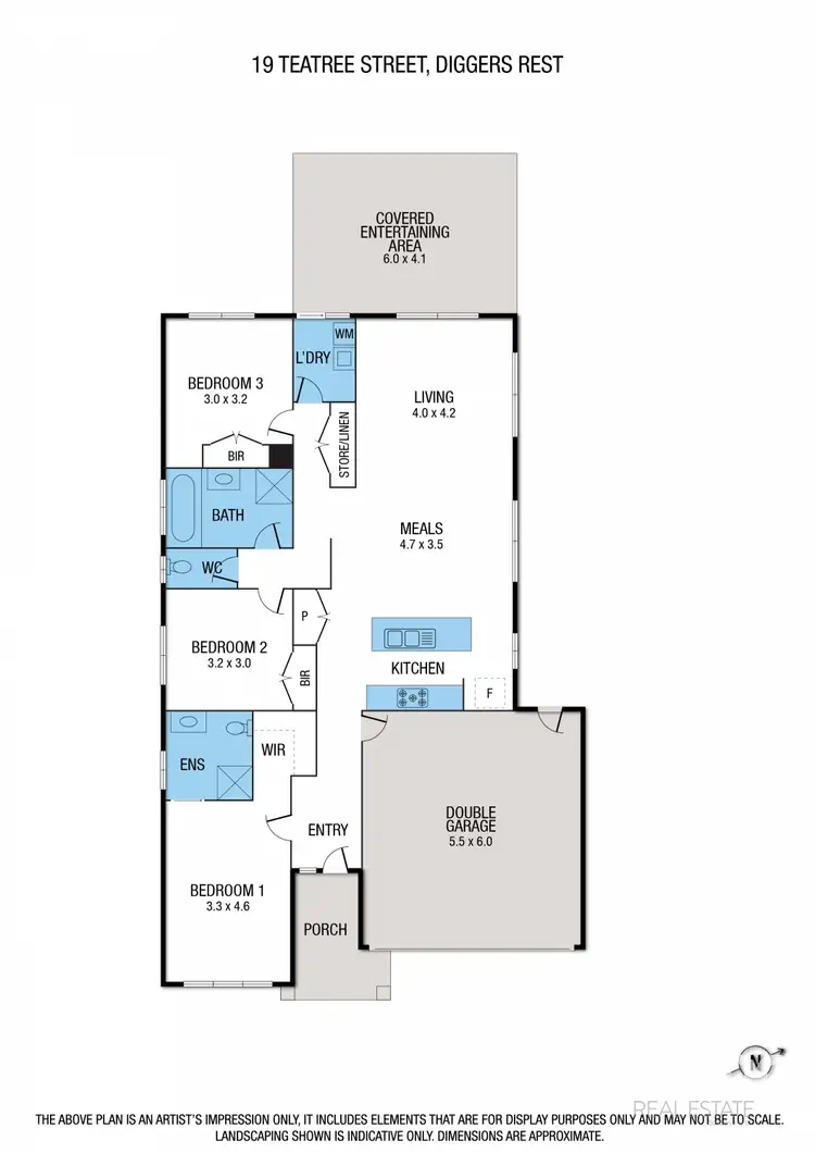 Floorplan of Homely house listing, 19 Teatree Street, Diggers Rest VIC 3427