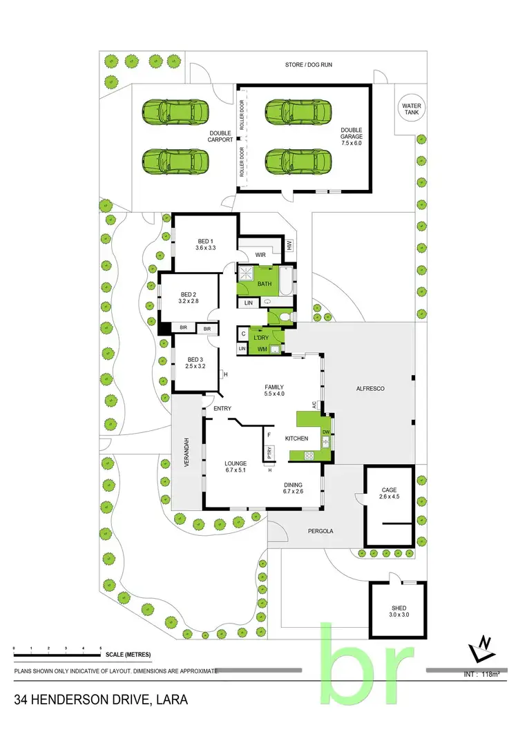 Floorplan of Homely house listing, 34 Henderson Drive, Lara VIC 3212