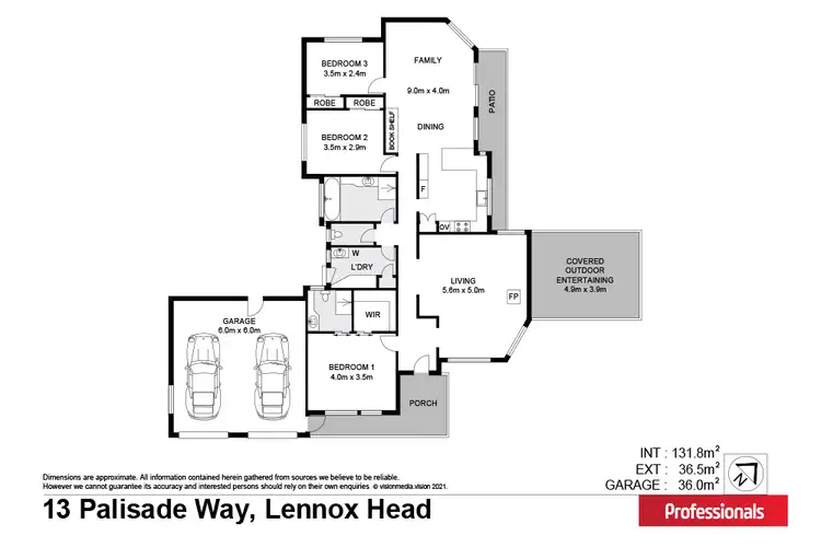 Floorplan of Homely house listing, 13 Palisade Way, Lennox Head NSW 2478