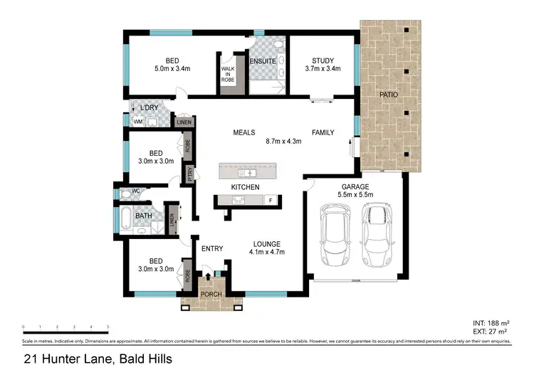 Floorplan of Homely house listing, 21 Hunter Lane, Bald Hills QLD 4036