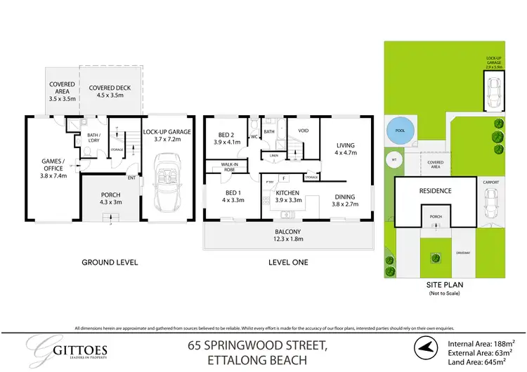 Floorplan of Homely house listing, 65 Springwood Street, Ettalong Beach NSW 2257