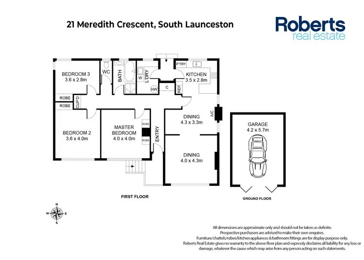Floorplan of Homely house listing, 21 Meredith Crescent, South Launceston TAS 7249
