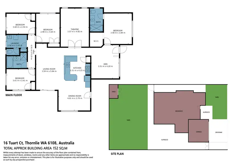 Floorplan of Homely house listing, 16 Tuart Court, Thornlie WA 6108