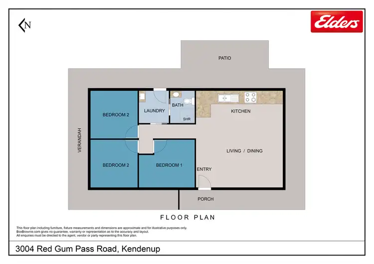 Floorplan of Homely house listing, 3004 Red Gum Pass Road, Kendenup WA 6323