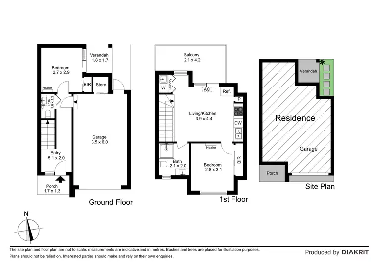 Floorplan of Homely townhouse listing, 126 Rene Street, Preston VIC 3072