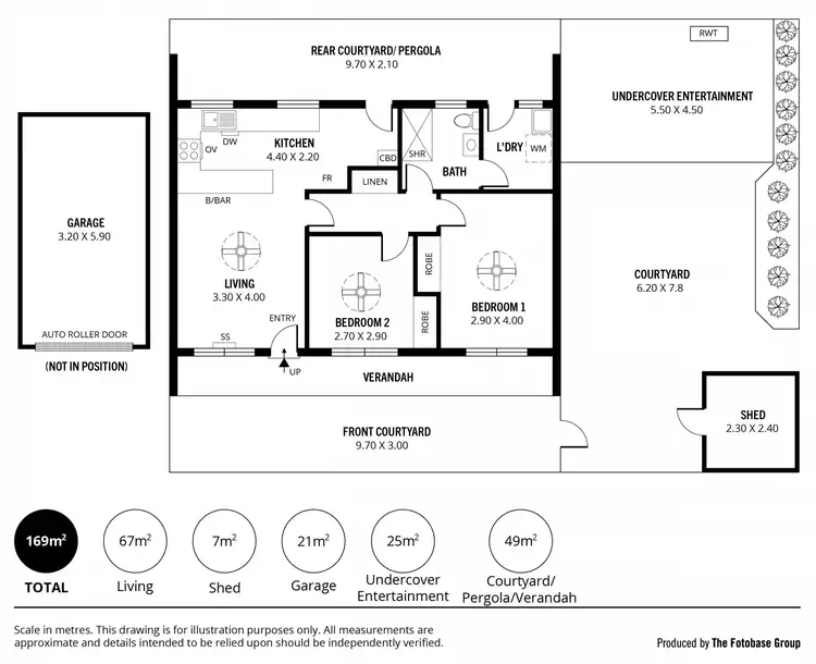 Floorplan of Homely unit listing, 4/1a Huntington Avenue, Fulham SA 5024