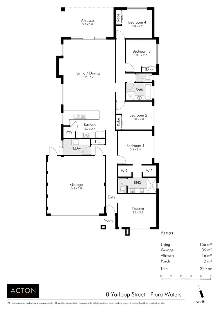 Floorplan of Homely house listing, 8 Yarloop Street, Piara Waters WA 6112