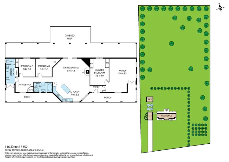 Floorplan of Homely house listing, 116 Dereel-Rokewood Junction Road, Dereel VIC 3352