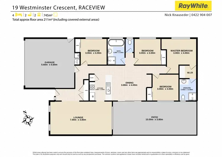 Floorplan of Homely house listing, 19 Westminster Crescent, Raceview QLD 4305